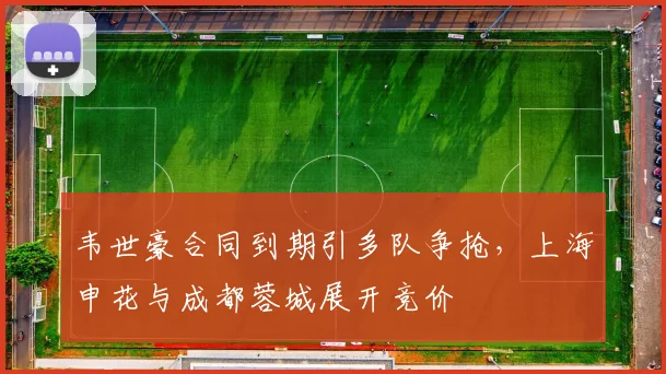 韦世豪合同到期引多队争抢,上海申花与成都蓉城展开竞价