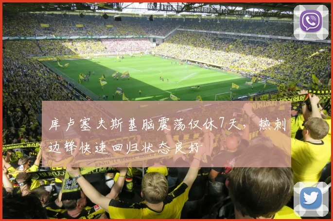 库卢塞夫斯基脑震荡仅休7天，热刺边锋快速回归状态良好